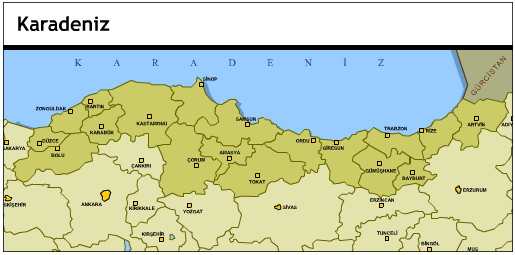 karadeniz sahili haritasÄ± ile ilgili gÃ¶rsel sonucu