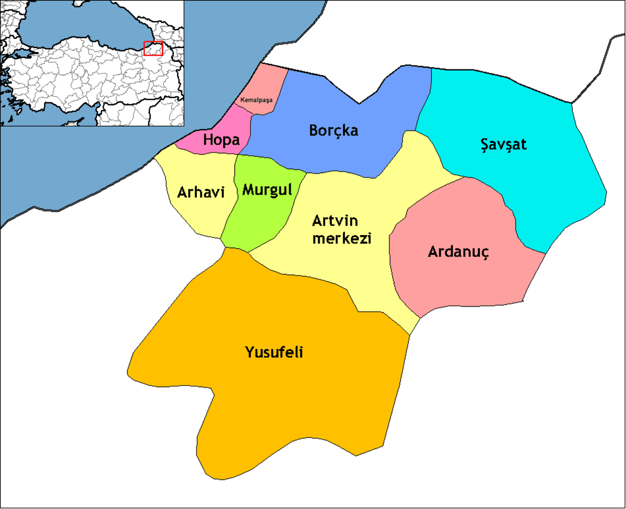 Arhavi & Fındıklı (Rize İli Girişi)