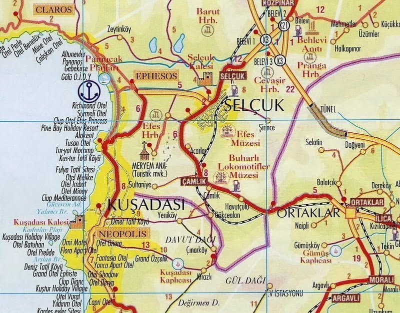 Efes Haritası
