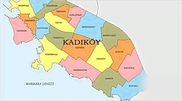 Kadıköy Mahalle Haritası