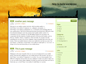 WordPress Gece Gündüz Teması