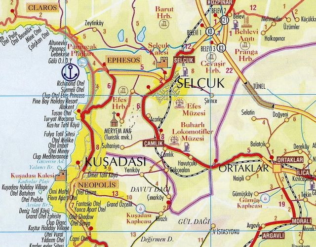 Kuşadası Haritası