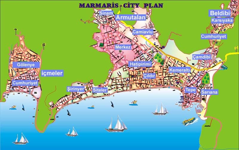 Marmaris Haritası
