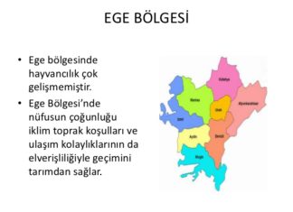 Ege Bölgesi Özellikleri