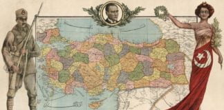 1927 Eski Türkiye Haritası